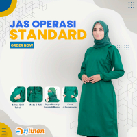 JUBAH OPERASI / BAJU OK PETUGAS MEDIS / SERAGAM OKA PERAWAT / BAJU APD MEDIS