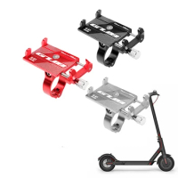 Adjustable Anti-Slip Mobile Phone Stand Holder, Handlebar Mount Bracket Rack FOR Xiaomi M365 Pro Electric Scooter, Qicycle EF1