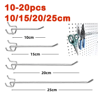 10/20pcs 10/15/20/25cm Hook Ram Gantungan Besi Untuk Display Barang Diameter: 2..5mm,Dapat digunakan