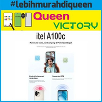 itel A100c 4/64 Garansi Resmi ITEL INDONESIA Hitam Murni