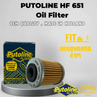 Putoline HF651 Penapis Minyak untuk HUSQVARNA 701 & KTM R690 / SMC / DUKE Model 12-17, Kualiti OEM, 