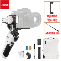 Zhiyun Crane M3 3-Axis Handheld Gimbal Stabilizer for Mirrorless Cameras Sony A7 III A6600 Gopro Hero109 8 iPhone 13 12 Pro