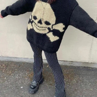 Thick Heavy Mastermind World Sweater Men Women tie dye High Quality Skull Logo Digital Print Japan Pullover Sweater roupas