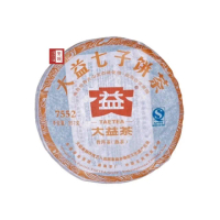 【茶韻】普洱茶2012年大益茶廠7552-201熟茶357g一餅(附專用收藏夾鏈袋)