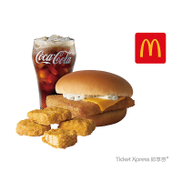 【麥當勞】麥香魚+四塊麥克鷄塊+中杯可樂(好禮即享券)