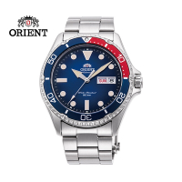 ORIENT 東方錶 WATER RESISTANT系列 200m潛水錶 鋼帶款 藍色 RA-AA0812L  - 41.8mm