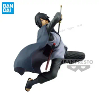 Genuine BANDAI Uchiha Sasuke NARUTO NEXT GENERATIONS Anime Sculpture Figure Original Collectible Toys Kids Gifts