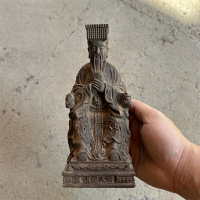 越南沉香木雕刻玉皇大帝神像供奉玉帝紫薇大帝玉帝佛像裝飾品擺件