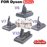 21.6V 6000mAh Battery for Dyson V6 V7 V8 V10 Series SV12 DC62 SV11 SV10 Handheld Vacuum Cleaner Spare Rechargeable Batterie