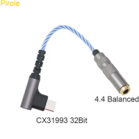 Dac Type-c To 4.4 Female Adapter Audio Cable CX31993 32bit/384khz Fit For Phone