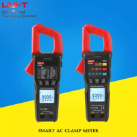 UNI-T UT202S/UT202BT 600A Smart AC Clamp Meter True RMS Electrician Universal Multimeter Resistance/Capacitance/Frequency