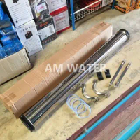 กระบอกไส้กรอง RO 4021 Vessel Membrane กระบอกเวสเซลล์ 4021 (4\x21\")Housing Stainless พร้อมอุปกรณ์"