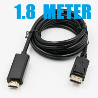 DP (Display Port) to HDMI 1.8 METER (READY STOCK) FAST DELIVERY