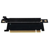 External Slot Adapter Port Multiplier Card PCI-E X16 Riser Card 90 Degree PCI Express X16 Graphics Video Card GPU Adapter