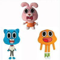 Mainan Mewah Anime, Anak Patung Kartun Dunia Gumball, Gumball Gum, untuk Kanak-kanak