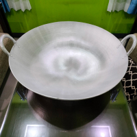 Garut Wajan Ukuran Besar 60cm Anti Lengket & Anti Karat Kokoh Tebal Kitchenware Dapur Praktis Efisie