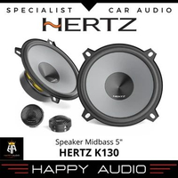 Speaker Split 2-Way Component System HERTZ K130 5 Inch Mid Bass + Tweeter ORIGINAL
