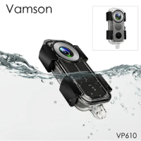 Vamson for Insta360 One X2 40M Underwater Protection Case Lens Case Diving Shell for Insta360 One X2 Panoramic Camera Accessory