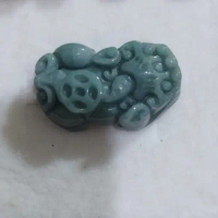 [Booked] Natural Jadeite Pixiu Spacer, Jadeite Heart Ruyi Charm, Jade Butterfly Spacer