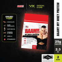 BAAM!! My Whey Protein Powder (5lbs / 10lbs) | 25g Whey Protein • BCAA & Glutamine Support • Lab-Tes