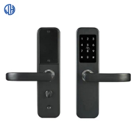 Waterproof Tuya WIFI APP Cerradura Digital Door Lock Aluminum Biometric Door Handle Keyless Smart Lock