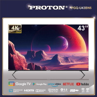 普騰PROTON 43型 QLED 量子點聯網液晶顯示器 4K Google TV贈LiTV季卡(PGQ-U43BN6)/無基本安裝