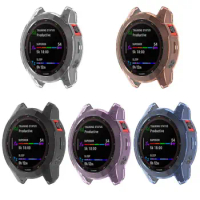 Transparent Soft Case for Garmin Epix Gen 2 Protective Bumper Cover for Fenix 7 7S 7X Smart Sport Watch Protector Accessories