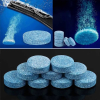 [ho't]！5PCS Car Window Cleaning Wash Super Concentrated Wiper Tablet Effervescent Tablet Stain Remover Car Cleaning Detailing Tool