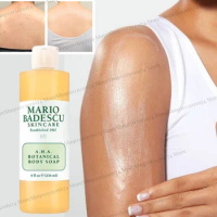 Original Mario Badescu Body Soap AHA Botanical Removing Acne Shower Gel Gentle Exfoliating Moisturizing Skin Rejuvenating Care