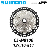 SHIMANO DEORE XT CS M8100 12 Speed 12S 10-51T MTB Mountain Bike Bicycle Cassette Sprocket CS-M8100 B