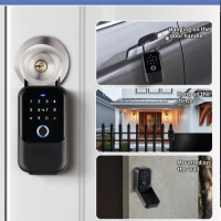 Graffiti Tuya Tongtong Ttlock Smart Key Box // Waterproof/Fingerprint Security Key App Key Box key f