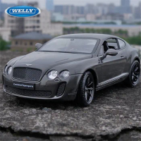 WELLY 1:24 Bentley Continental Supersports GT Alloy Car Model Diecasts Simulation Metal Toy Luxy Car Model Collection Gifts