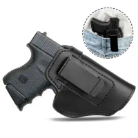 Left RIGHT Tactical Leather Holster for Concealed Carry Airsoft IWB Gun Holsters for Glock 17 19 43X/ Sig P365 9mm for Hunting