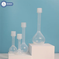 Semitransparent fluorinated resin PFA volumetric flask 1000ml with A-grade certificate volumetric flask