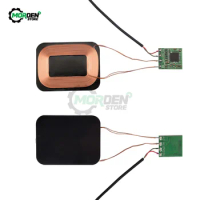 Mini Wireless Charger Module Receiver PCBA Circuit Coil Board 3W for Qi Standard Power Bank Charging for Tool Accessories
