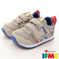 ★IFME日本健康機能童鞋-輕量透氣機能學步鞋款IF30-770288灰藍(中小童段)