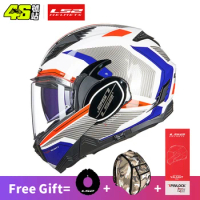 LS2 Valiant II Motorcycle Helmet ls2 FF900 flip up helmets dual lens modular casco moto casque