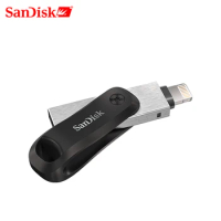 SanDisk USB Flash Drive iXPand OTG Lightning Connector USB 3.0 Stick 256GB 128GB Metal pen drive MFi For iPhone &amp; iPad SDIX60N