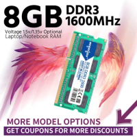 heoriady DDR3 8GB 1600 Ram for Laptop 1600MHz Sodimm Macbook ddr3l Compatible ddr3 Laptop 4gb 1333MHz Sdram 1066 Mhz