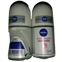 Nivea Extra Bright 25Ml, Nivea Men Black & White 25Ml Nivea Extra Bright 25Ml (Putih)