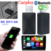 Wireless Carplay Adapter Android Auto 2in 1 Smart Dongle 2024 5G WIFI For iphone Android Phone For-Volvo Benz Mg Kia Chery-VW