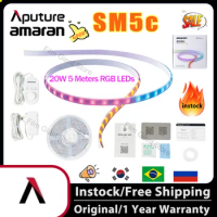 Aputure Amaran SM5c RGB Smart Pixel LED Strip Light 5 Meters Extensions Smart Control for Home Life Gathering Party Video Studio