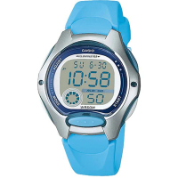 【CASIO 卡西歐】孩童時代十年電池電子錶-水藍色(LW-200-2B)