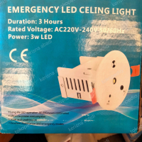 lampu emergency led celing light 3wat