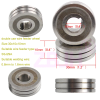 MIG Welding wire feeder wheel roller 0.8mm 1.0mm 1.2mm 1.4mm 1.6mm Double Size 30x10x10mm LRS-775S S