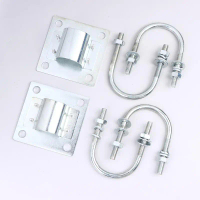 20/25/ 32 mm antena serat kaca omni klip anti - jatuh pemegang bracket u penyambung pemasangan bolt