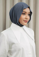 HijabChic HijabChic x Nabillasyal Linea Wave Stormy Scarf - Hijab Instant Jersey Praktis Tanpa Jarum