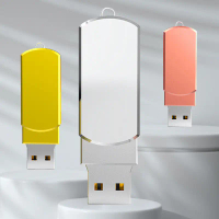 Waterproof Music USB Flash Drive 32G 8G 16G Metal Rotating USB Disk 4G 64G USB Memory Stick High Spe