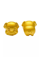 LITZ LITZ 999 (24K) Gold Zodiac Ox Charm 生肖牛 EPC0991 (1.06g)