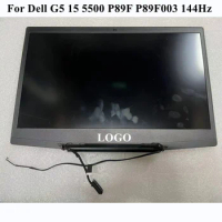 for Dell G5 15 5500 5590 15.6 inch IPS Panel Display LCD Screen Complete Assembly Upper Part FHD 1920x1080